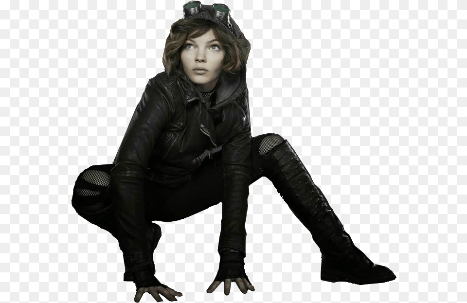Catwoman, Clothing, Coat, Face, Head Png Image