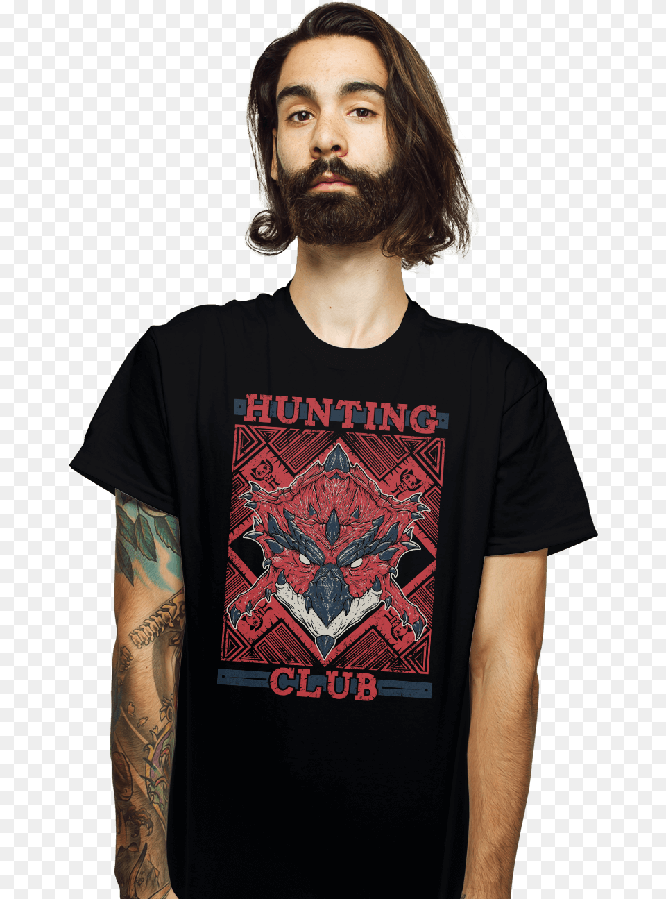 Rathalos, Beard, Clothing, Face, Head Free Png