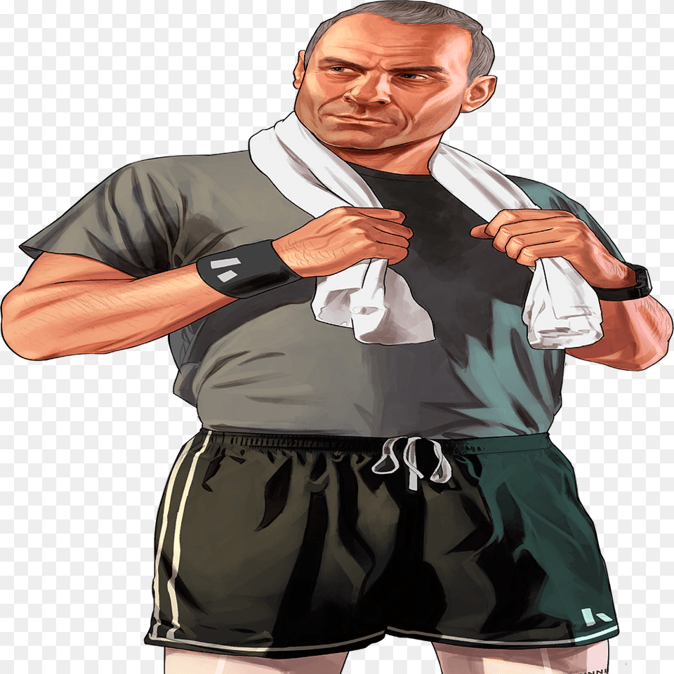 Trevor Gta V, Shorts, Clothing, Person, Man Free Transparent Png