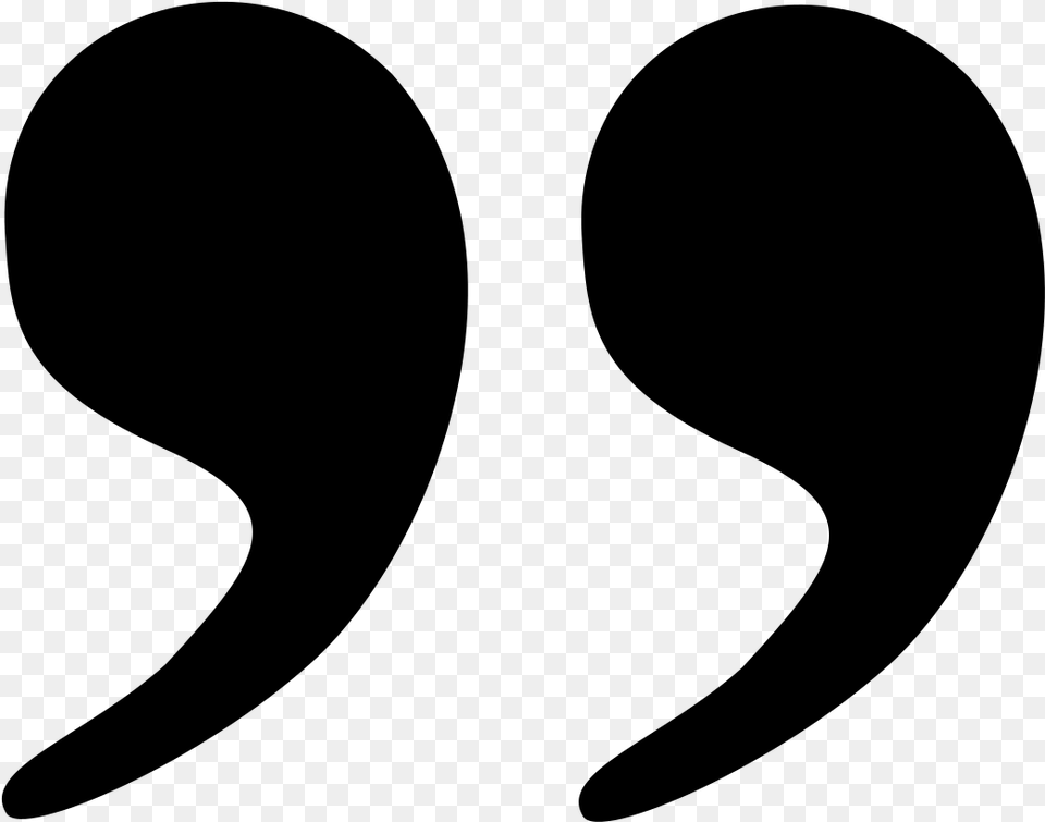 Quotation Marks, Gray Png Image