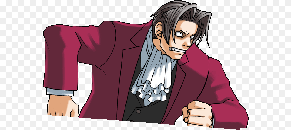 Miles Edgeworth, Publication, Book, Comics, Adult Png Image