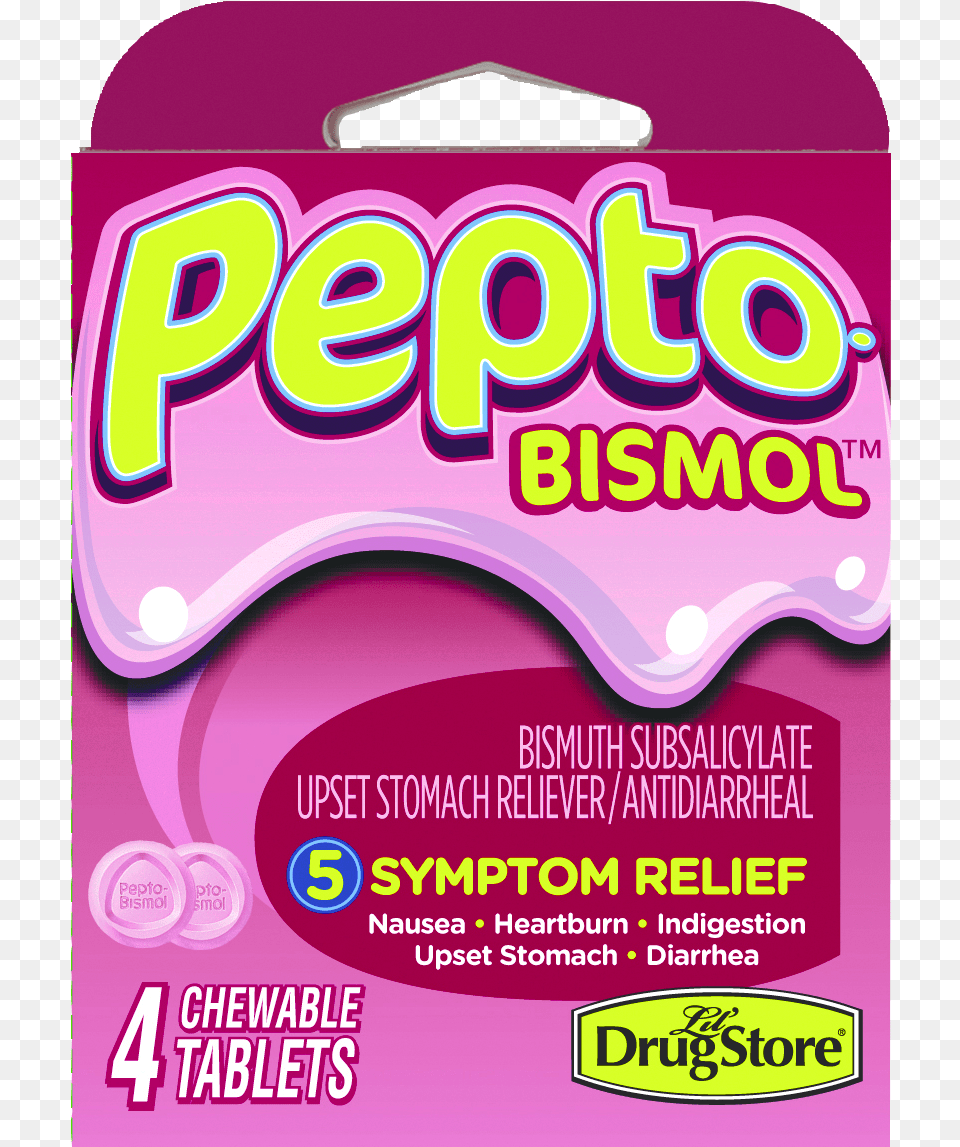 Pepto Bismol, Advertisement, Poster, Gum, Food Png