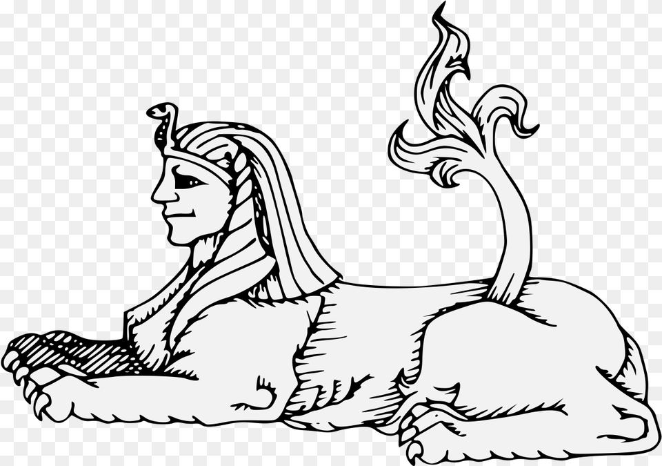 Sphinx, Art, Adult, Person, Female Png