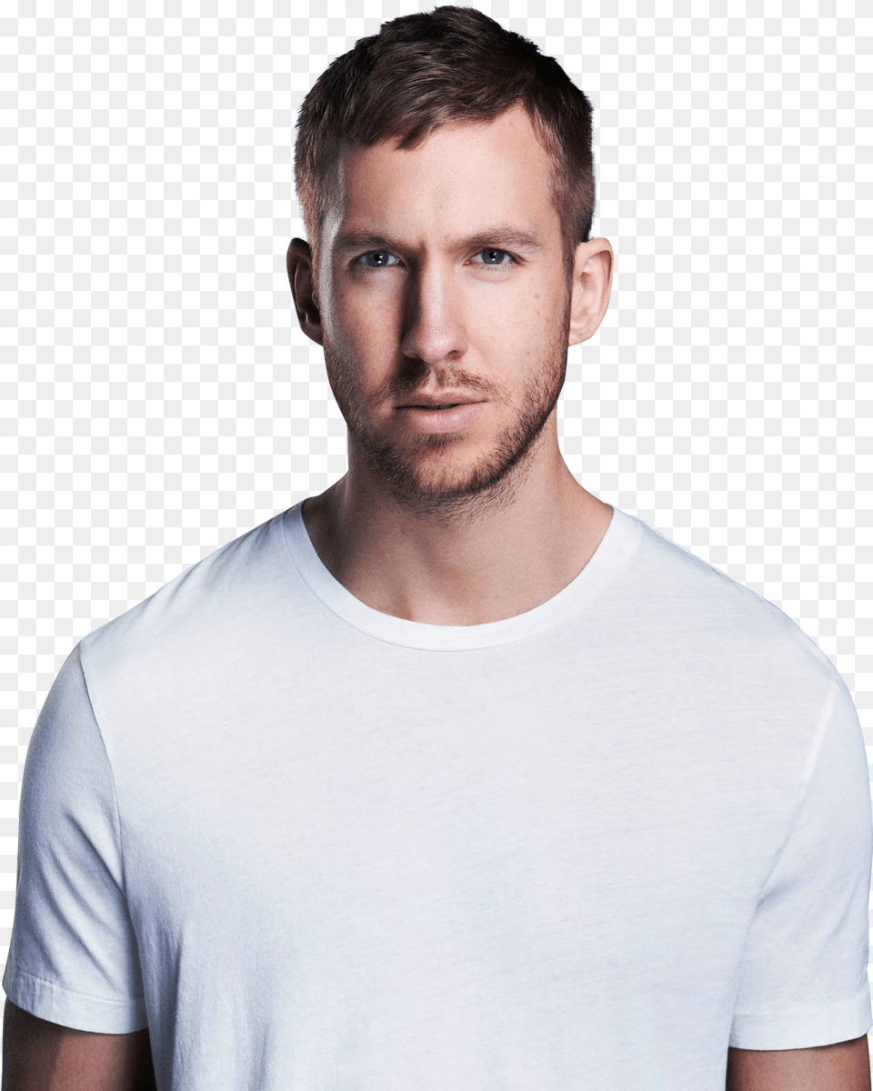 Calvin Harris, T-shirt, Clothing, Face, Head Free Png