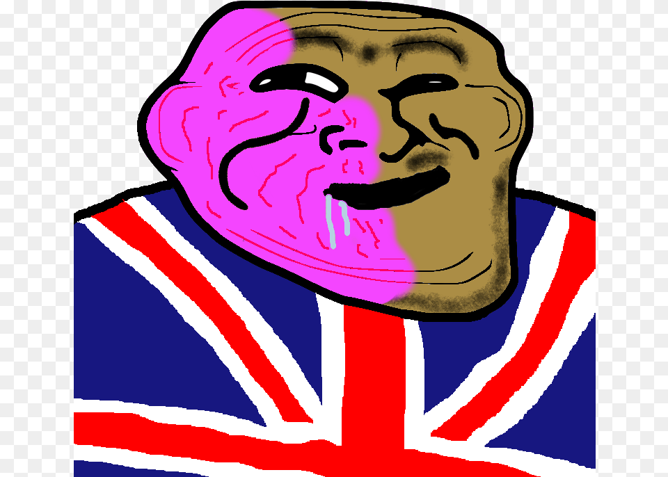 750x750 Brit Trollface, Adult, Male, Man, Person Png Image