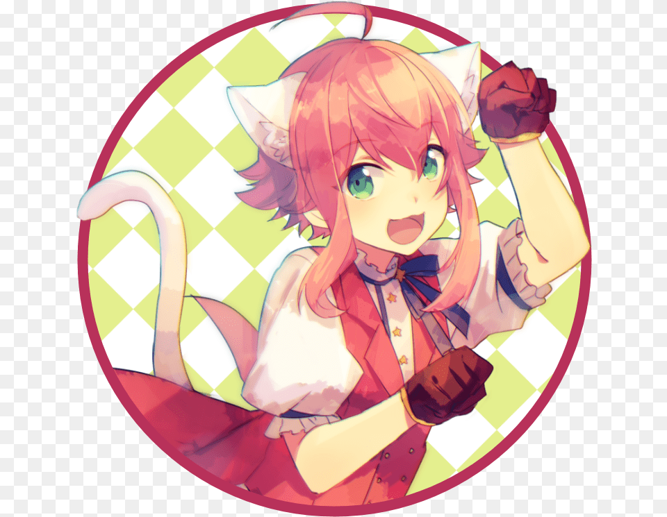 750x750 Catboy Token, Book, Comics, Publication, Face Png