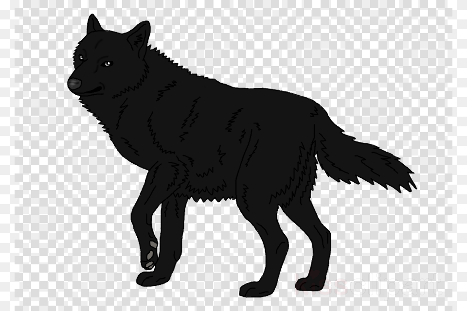 Wolf, Silhouette, Animal, Mammal, Canine Png
