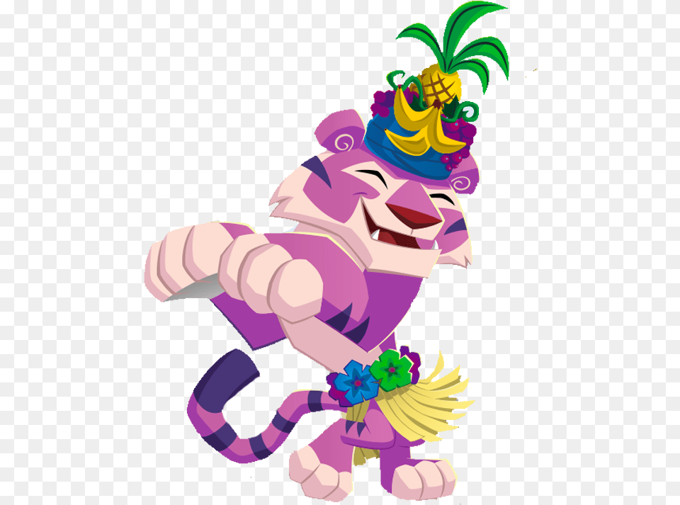 Jumping Tiger, Purple, Art, Graphics, Baby Png