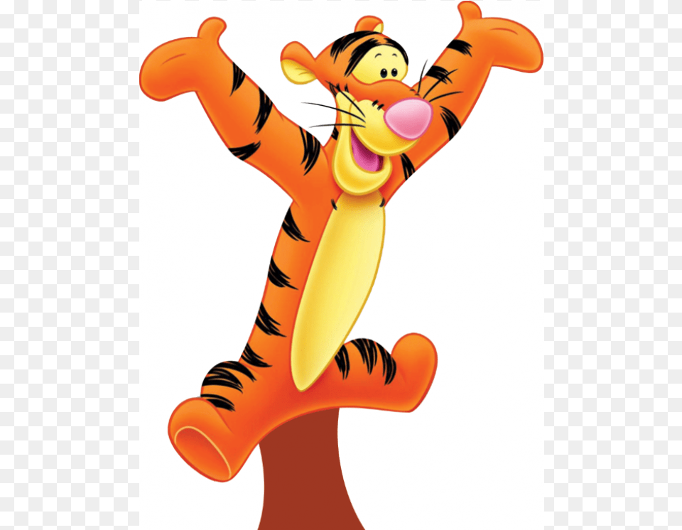 Jumping Tiger, Cartoon, Face, Head, Person Free Png Download