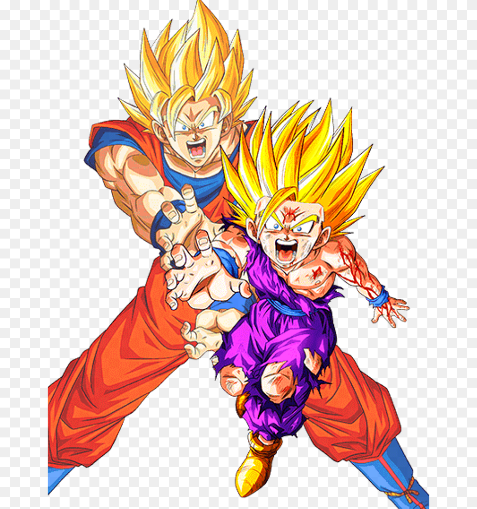 768x1024 Img Kamehameha Father And Son, Book, Comics, Publication, Person Png Image