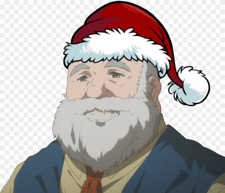 Santa, Adult, Person, Man, Male Free Png