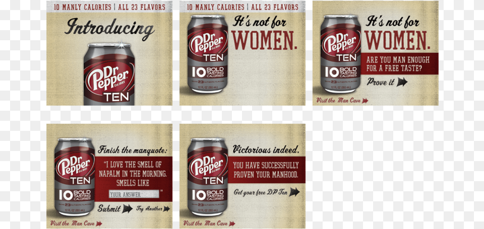 Dr Pepper Can, Tin, Beverage, Soda Free Png Download