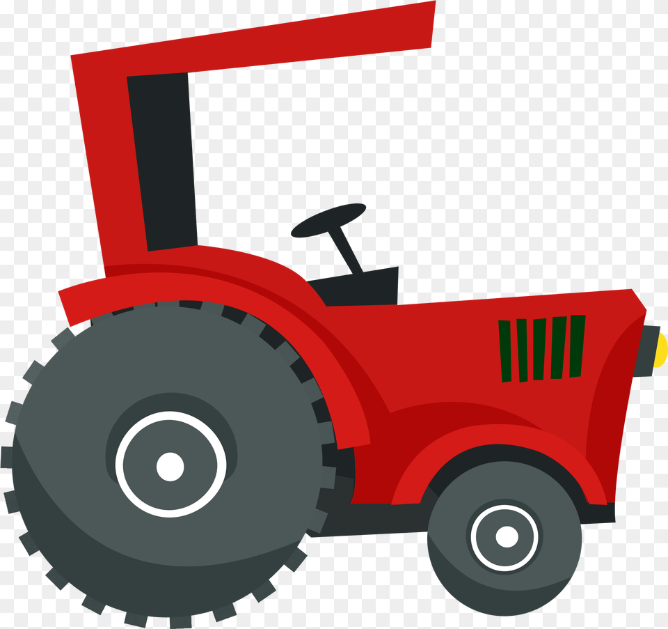 Tractor, Transportation, Vehicle, Device, Grass Png Image