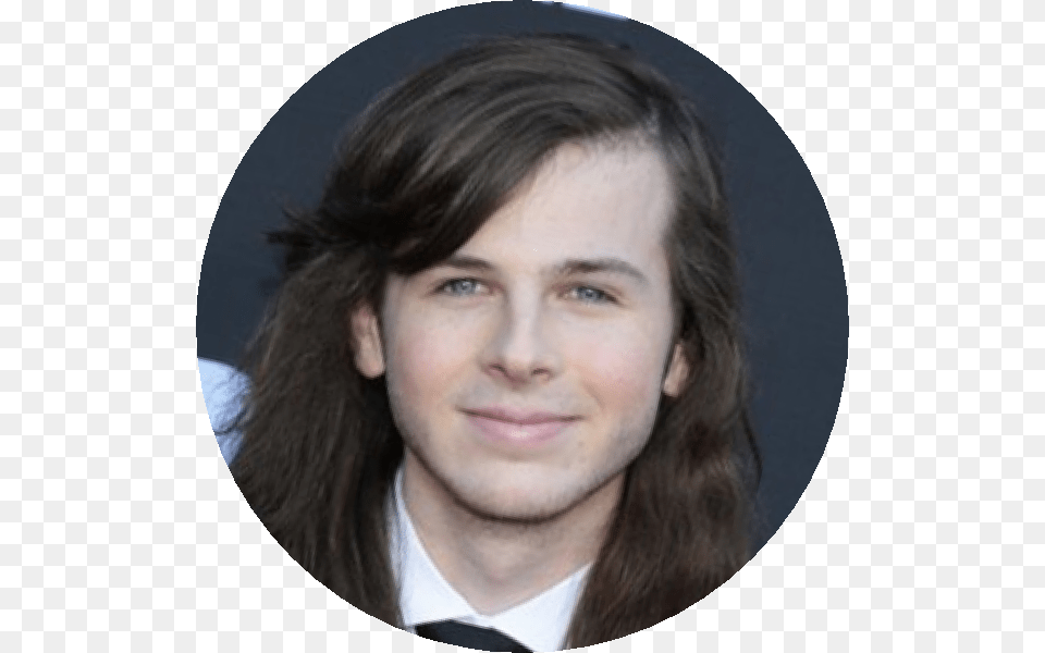 Carl Grimes, Head, Smile, Person, Face Free Png