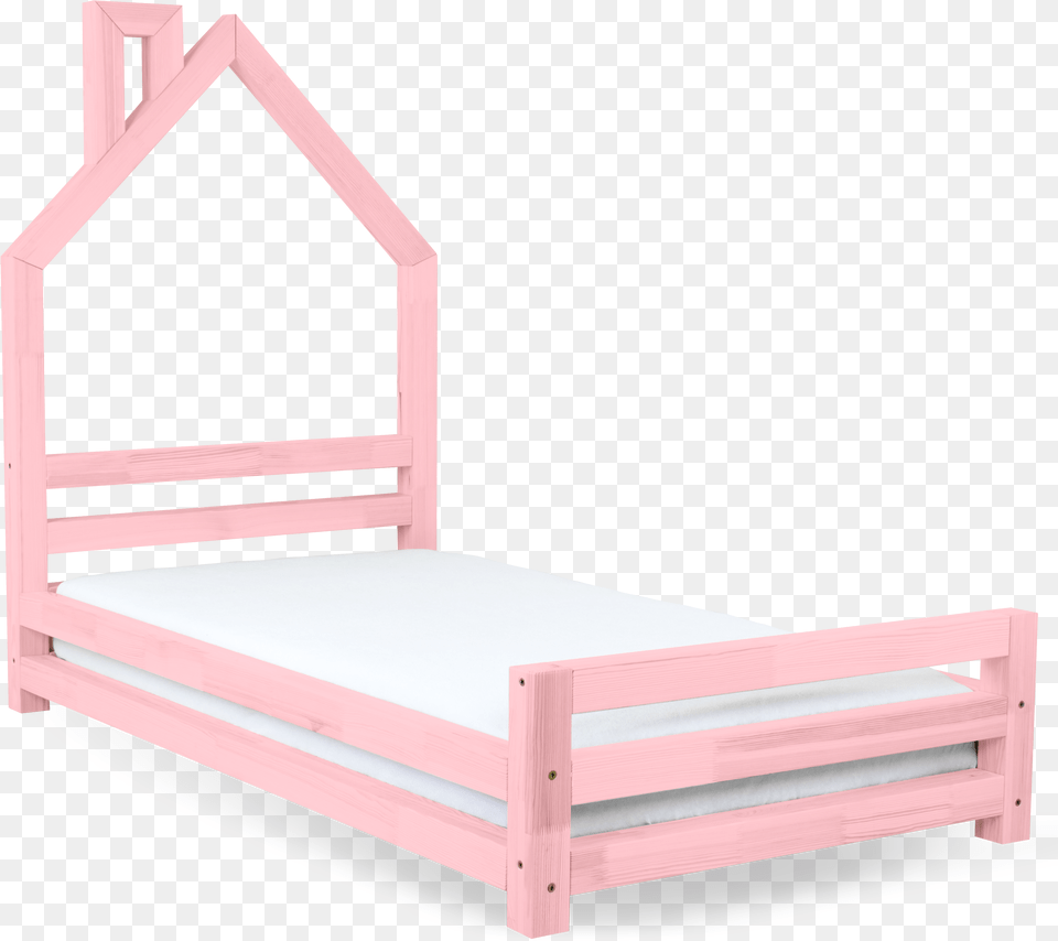 Wooden House, Furniture, Crib, Infant Bed, Bed Png Image