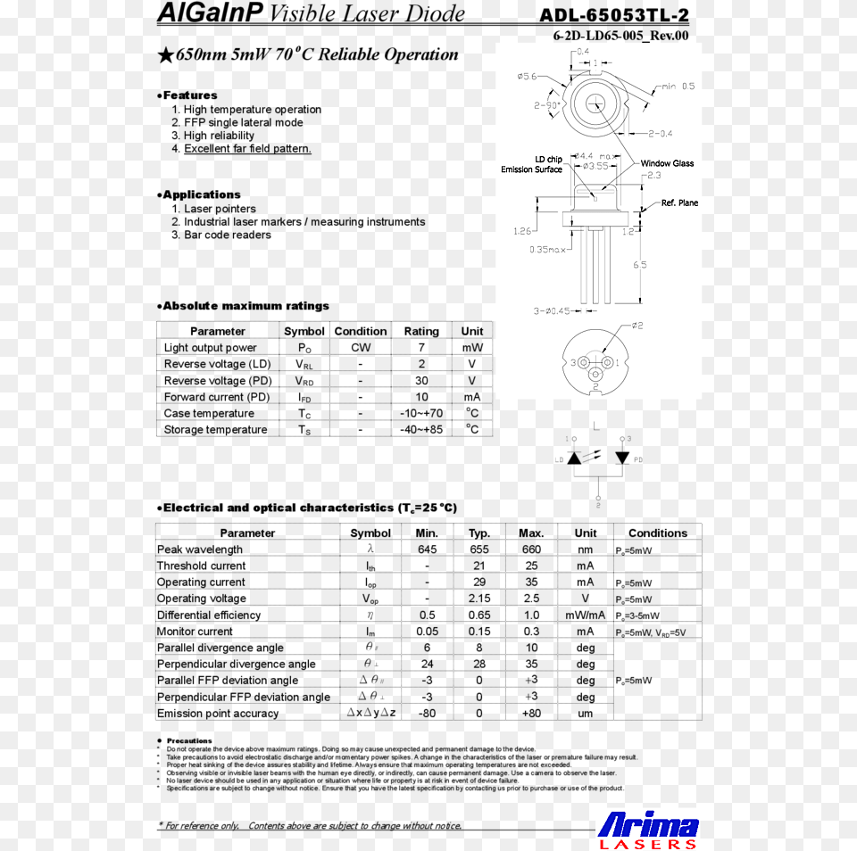 7mw To Can Arima Lasers Laser, Cad Diagram, Diagram Free Transparent Png