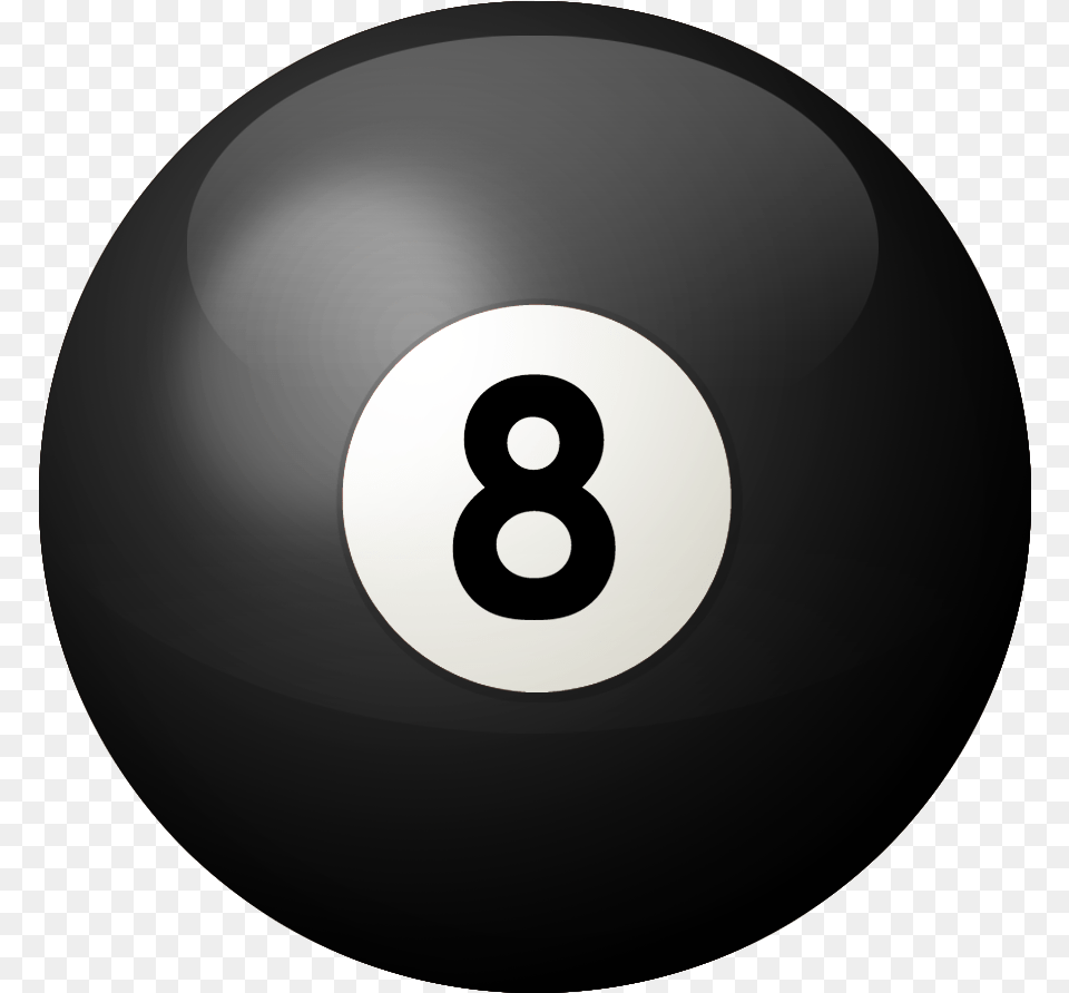 8 Ball, Disk, Number, Symbol, Text Png Image