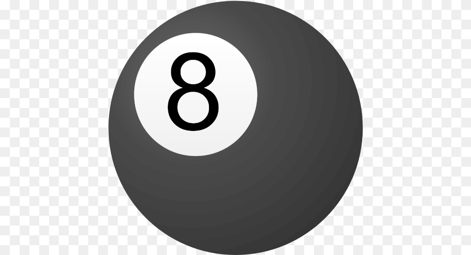 8 Ball 8 Ball, Disk, Number, Symbol, Text Png