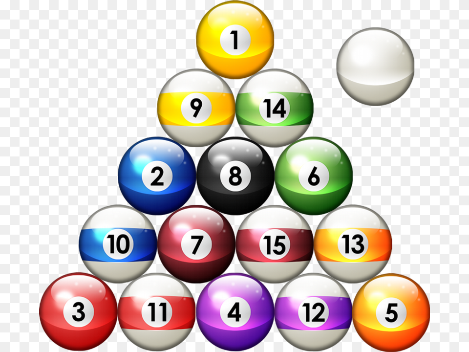 8 Ball Pool Transparent Image 8 Ball Rack, Number, Symbol, Text, Balloon Free Png Download