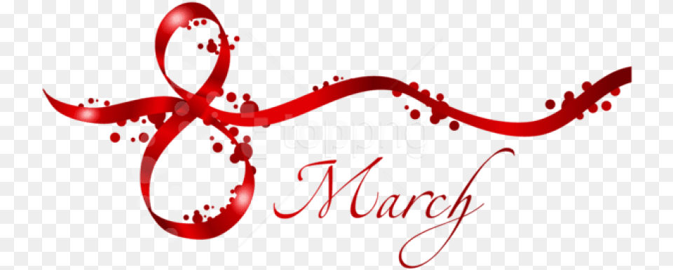 8 March Red Text Decor Images 8 March, Envelope, Greeting Card, Mail, Art Free Transparent Png