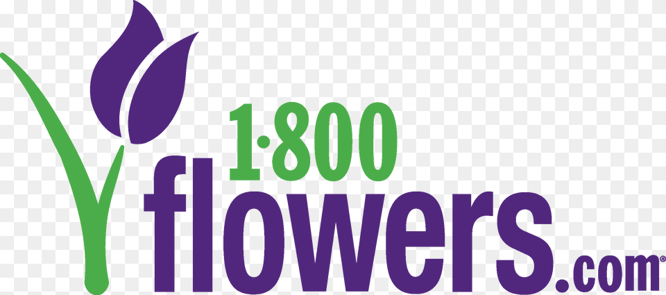 800 Flowers Com Logo, Green, Purple Png