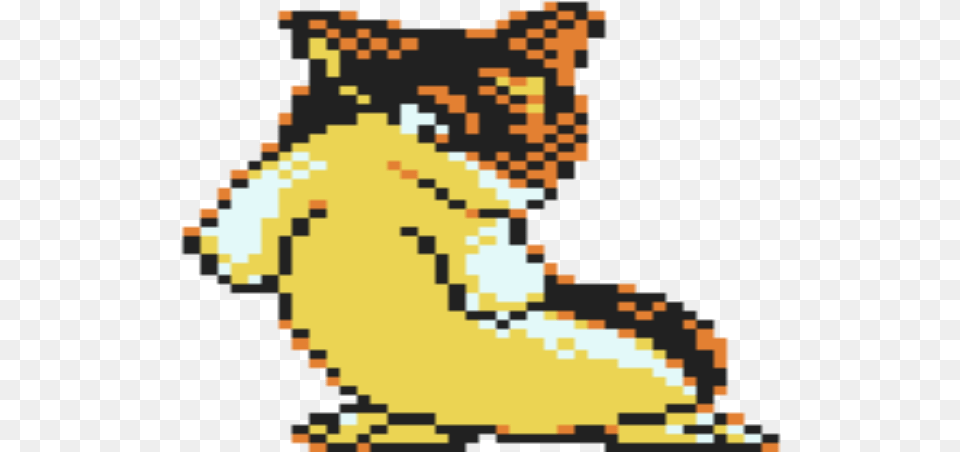 800x600 First Unanimated Pokemon Crystal Quilava Pokemon Crystal Quilava Sprite, Qr Code, Animal, Mammal, Cat Png Image