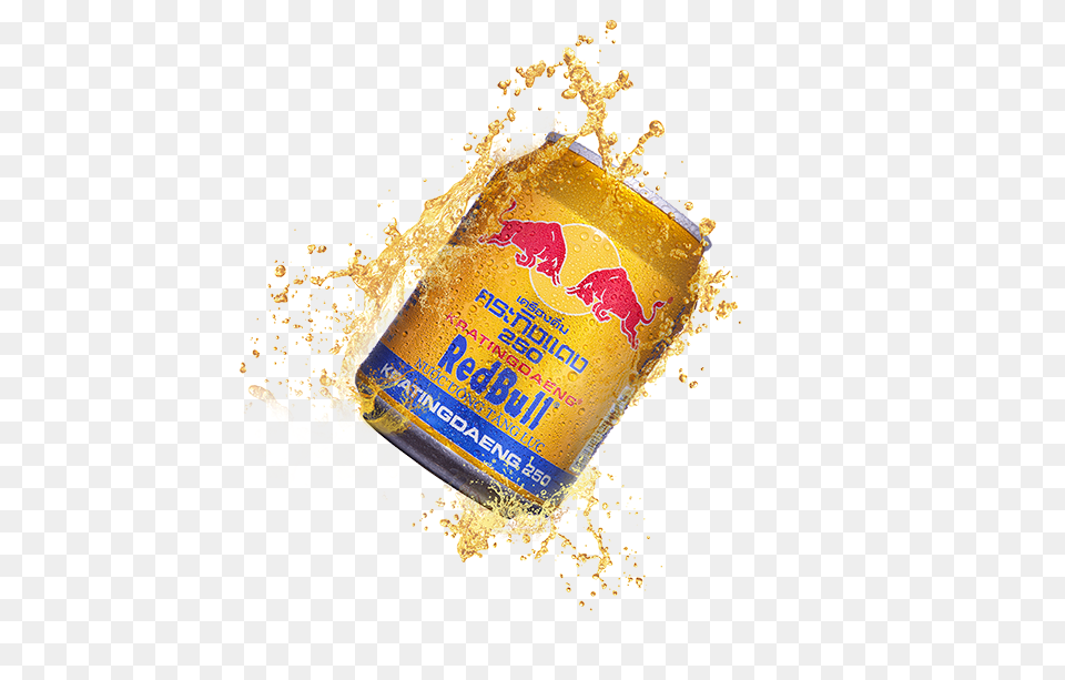 Red Bull Can, Alcohol, Beer, Beverage, Lager Png Image