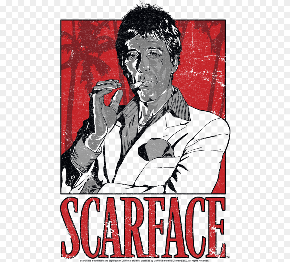 Scarface, Publication, Book, Poster, Person Free Png