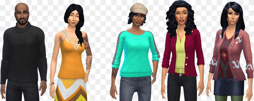 Sims, Adult, T-shirt, Sleeve, Person Free Png Download