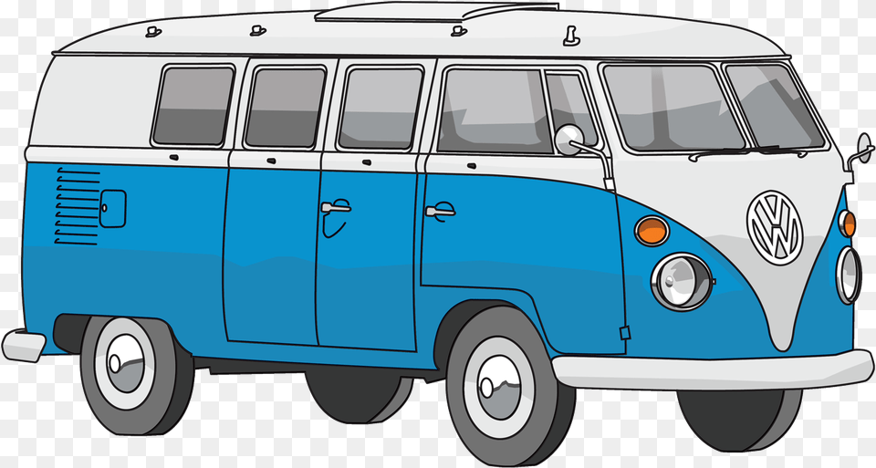 Volkswagen, Bus, Caravan, Minibus, Transportation Free Png