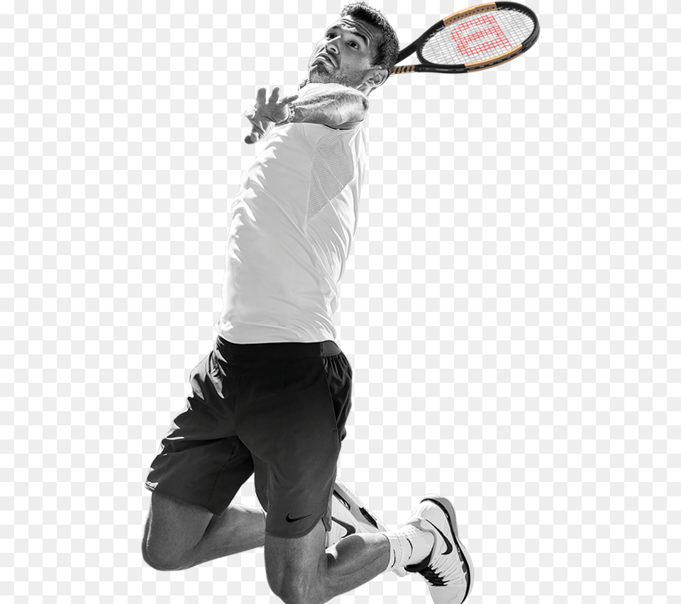 Tennis Racquet, Shorts, Clothing, Adult, Person Png Image