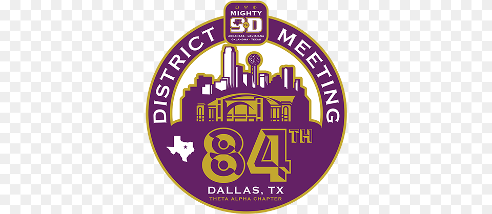 84th Annual Ninth District Meeting Dallas Stars, Logo, Badge, Symbol, Architecture Free Png