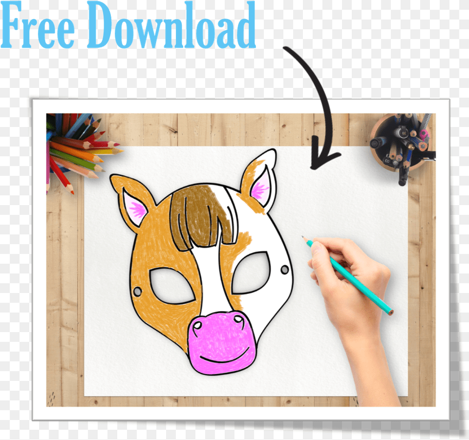 Horse Mask, Pen, Animal, Canine, Dog Free Transparent Png