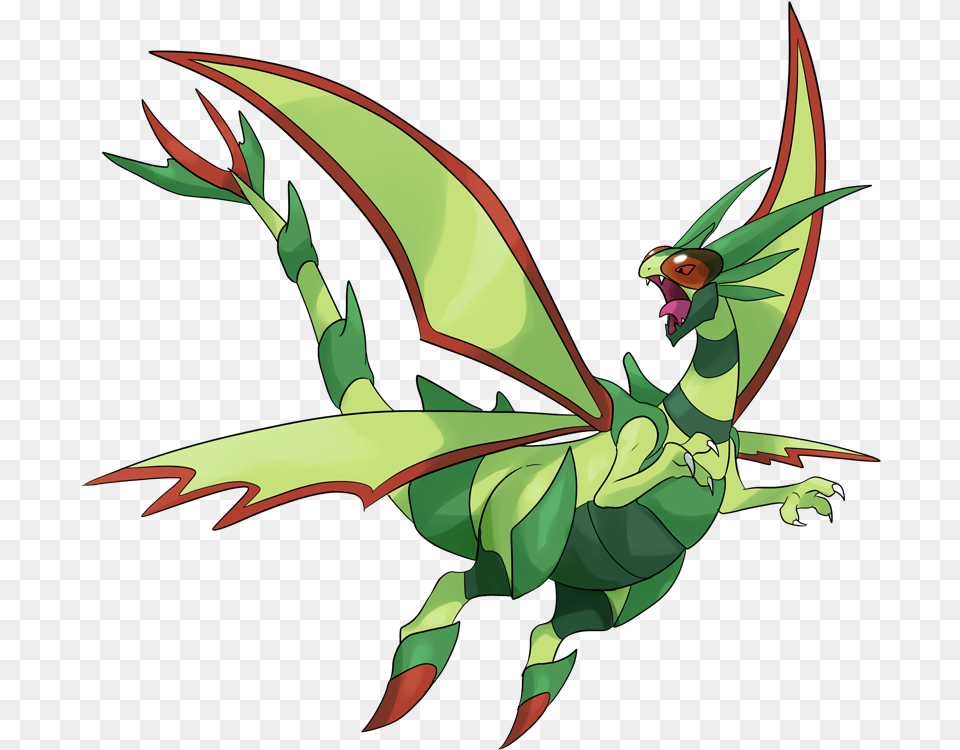 858 000 Exp Pokemon Flygon, Dragon, Animal, Dinosaur, Reptile Free Transparent Png