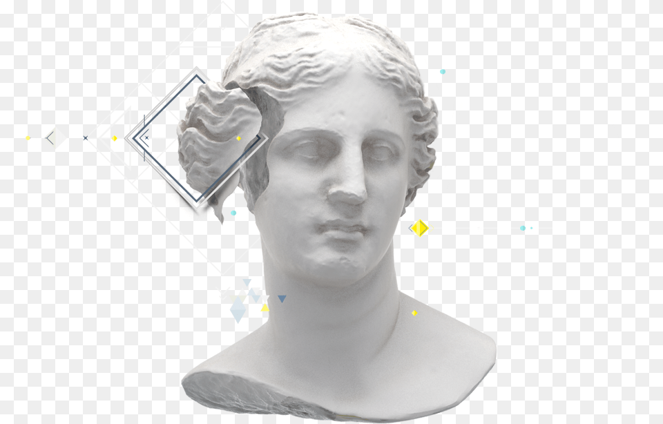 Greek Bust, Art, Adult, Head, Male Free Png Download