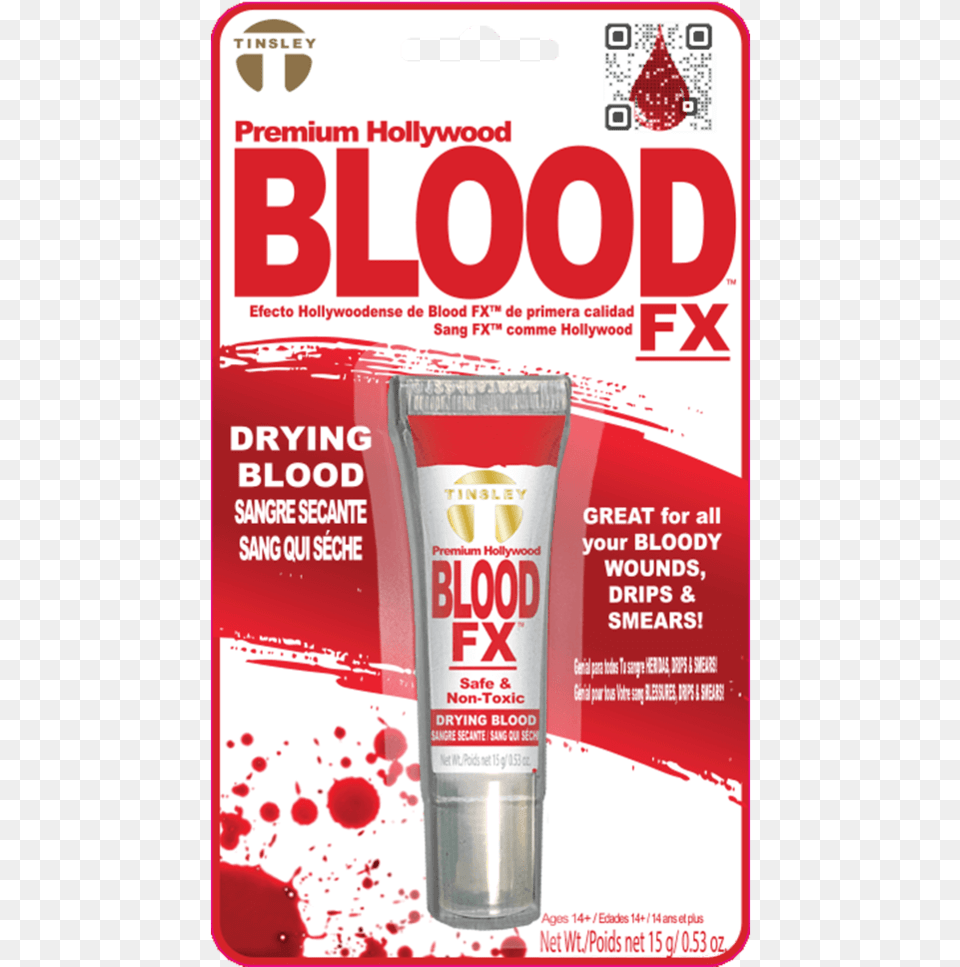 Blood Drips, Advertisement, Qr Code, Bottle, Can Png Image