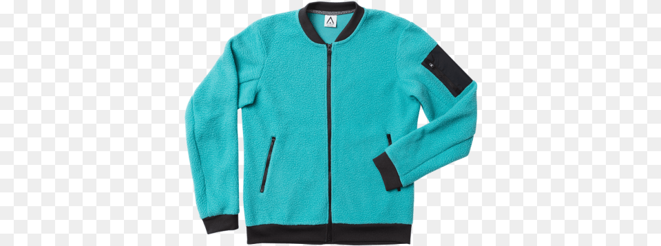 Jacket, Clothing, Coat, Fleece, Knitwear Png Image