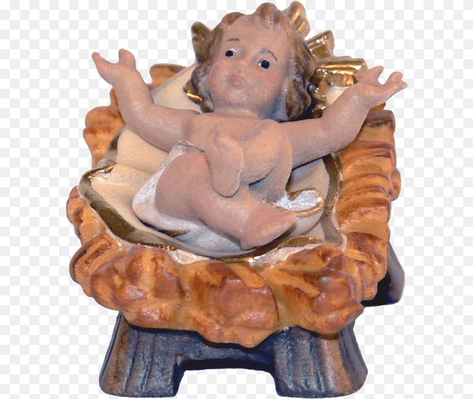 Baby Jesus, Person, Face, Head, Figurine Png Image