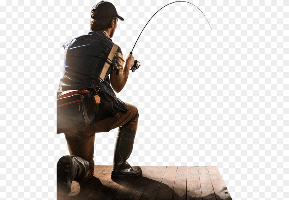 Fishing Rod, Water, Outdoors, Leisure Activities, Person Free Png