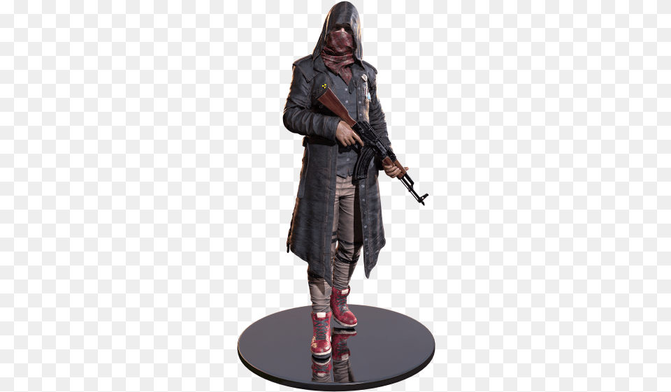 Pubg Character, Clothing, Coat, Weapon, Firearm Png Image