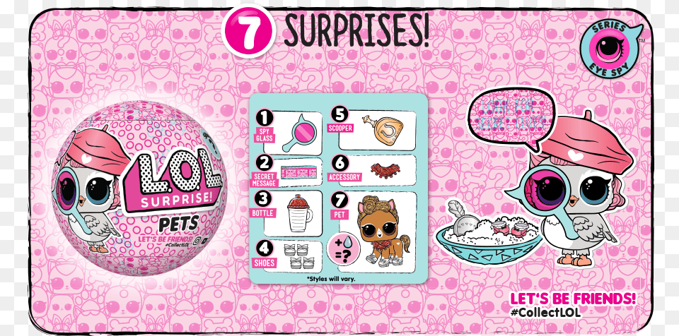 9801 Lol Surprise Mensagem Secreta, Book, Comics, Publication, Sticker Free Png