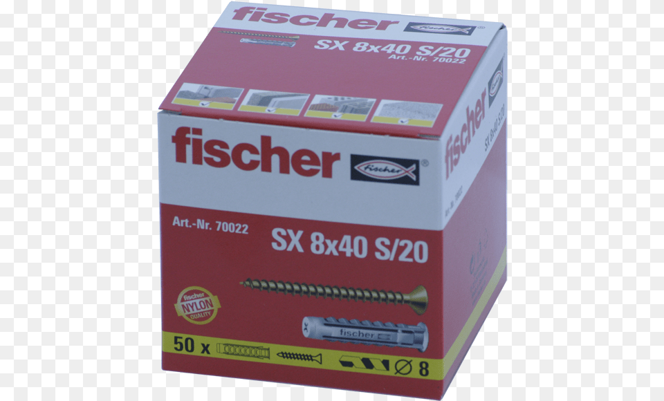 8mm Fischer Wall Plugs Drywall Anchor Screw Anchor Wall Plug, Box, Machine, Cardboard, Carton Png