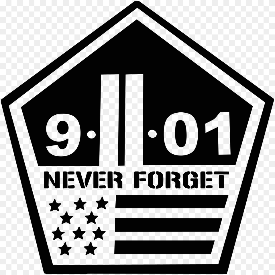 9 11 01 Never Forget 911 Never Forget Decal, Sign, Symbol, Logo, Road Sign Free Png Download