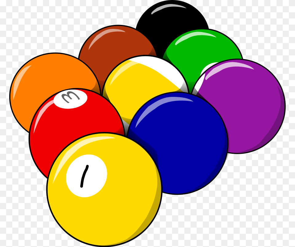 9 Ball, Furniture, Table, Indoors Free Png Download