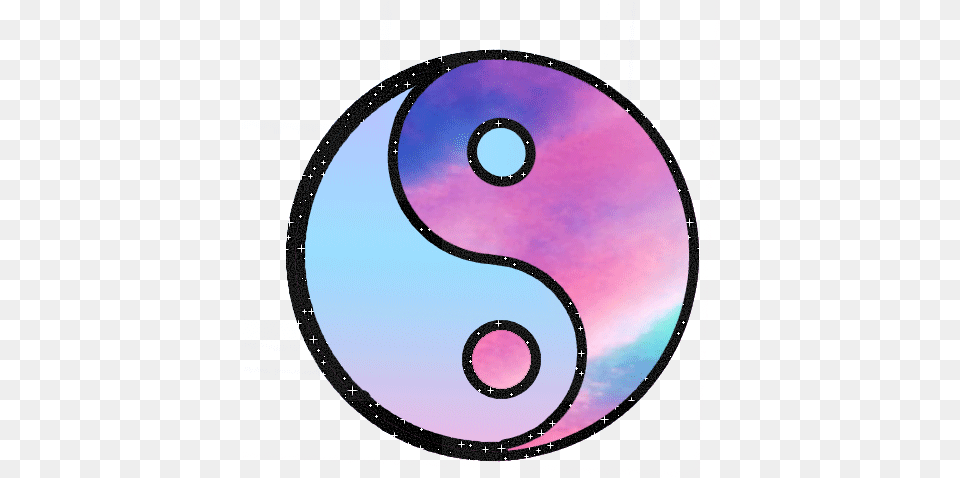 90 S Yin Yang Background, Number, Symbol, Text, Disk Free Png Download