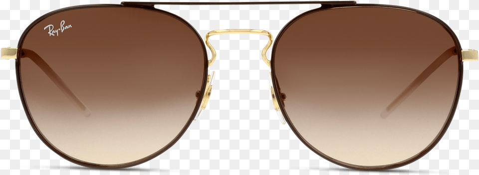 Gold Top On Brown Ray Ban, Accessories, Sunglasses, Glasses Free Png