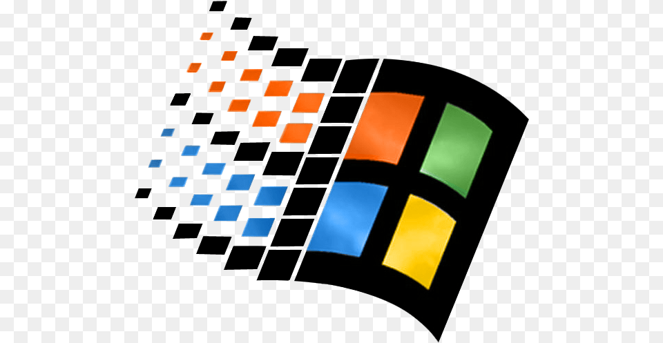90s 2 Image Windows 95 Logo, Art, Electronics Free Transparent Png