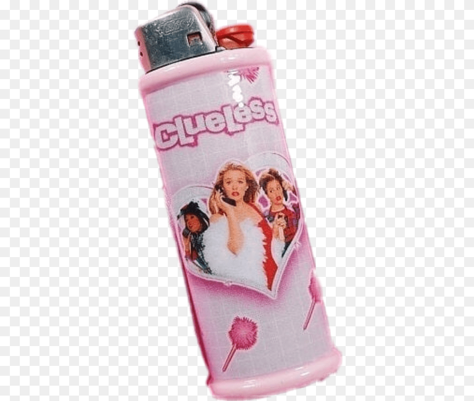 90s Clueless Y2k 2000s Lighter Freetoedit Clueless Pink, Baby, Person, Bottle, Shaker Png