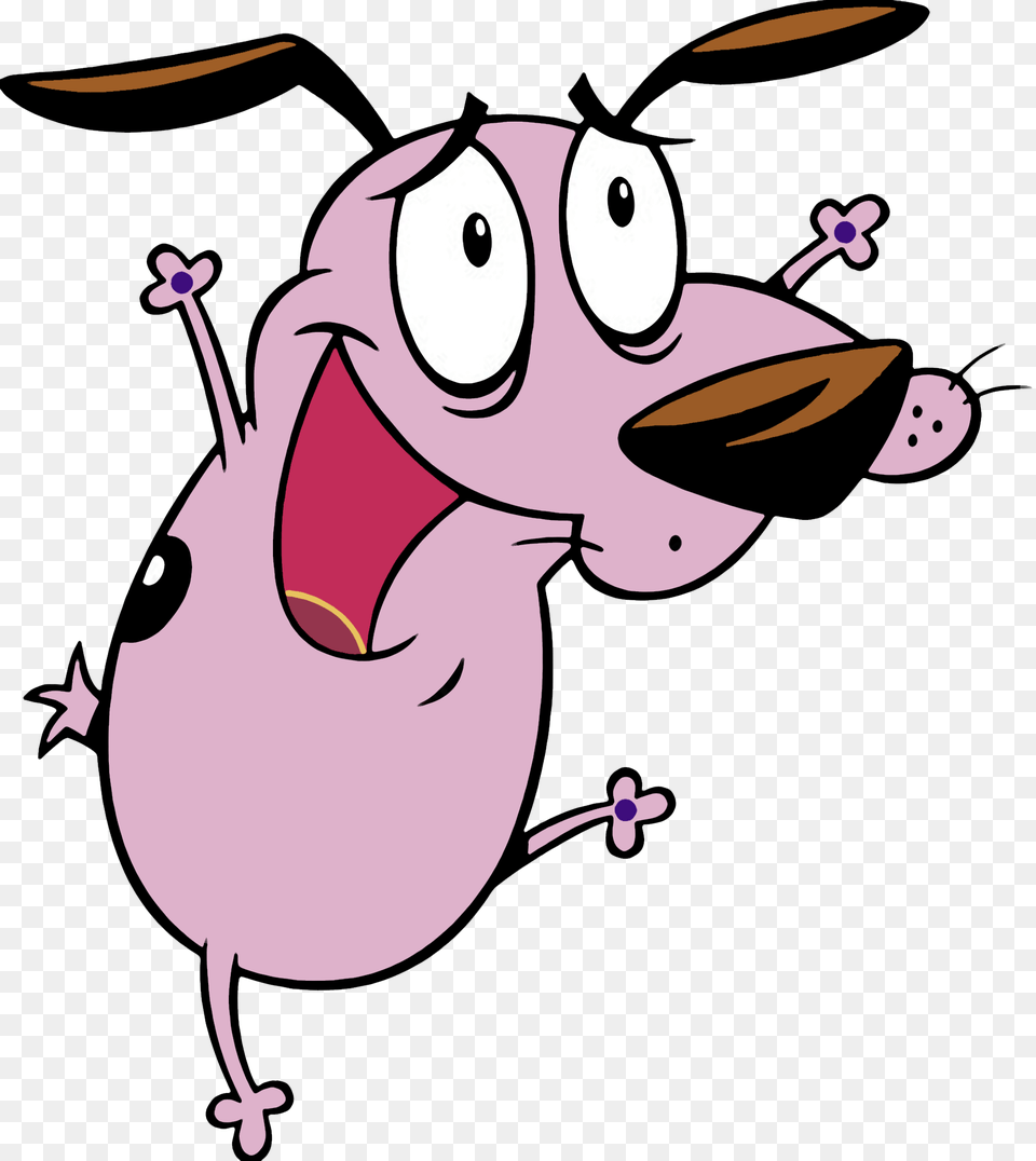90s Courage The Cowardly Dog, Cartoon, Animal, Fish, Sea Life Free Png