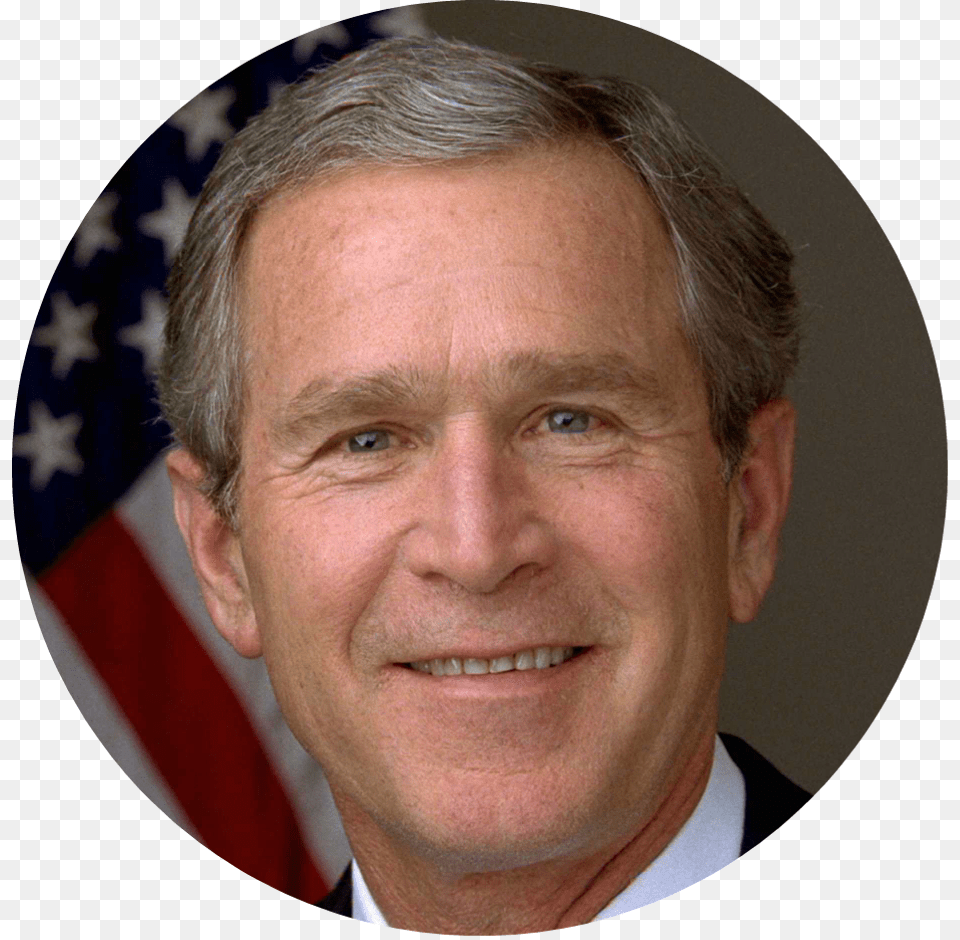 90s George W Bush, Male, Adult, Face, Portrait Free Png Download